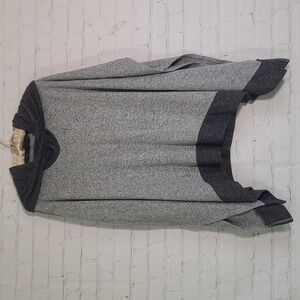 White House Black Market Light Gray Poncho Cover Oversized Womens Size XXS